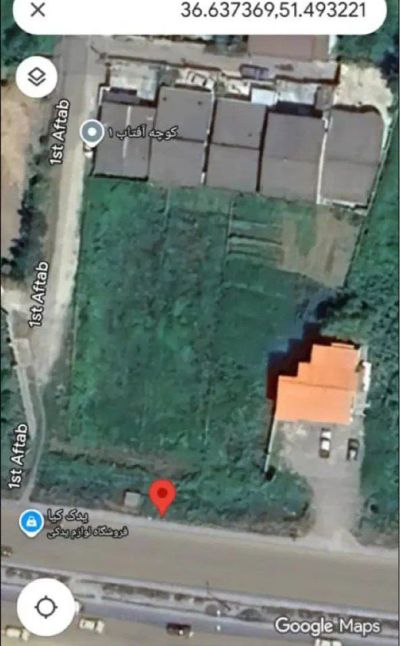 زمین 1911 متری در نوشهر