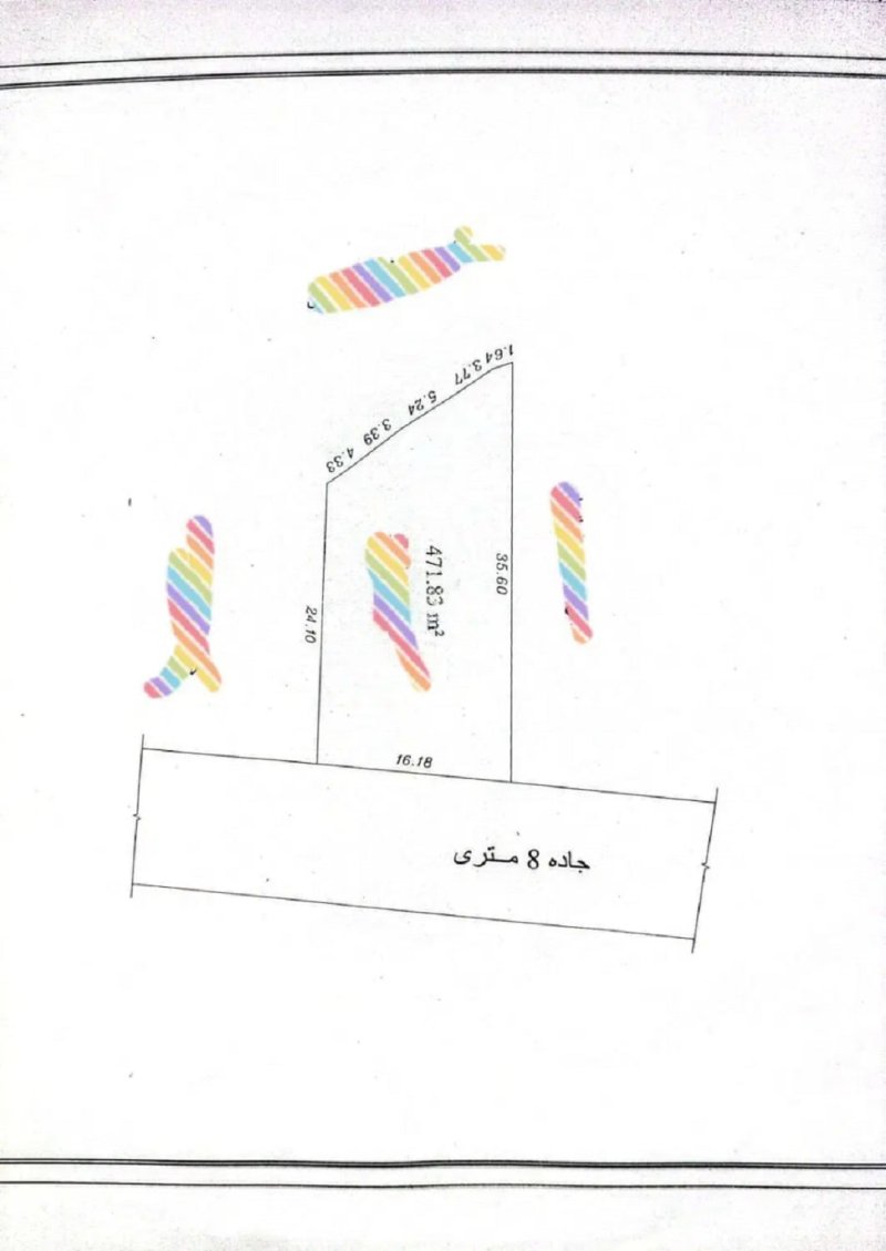 زمین 471 متری در هلستان نوشهر13426718736