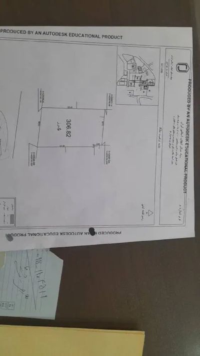 زمین 307 متری در مرزن آباد چالوس