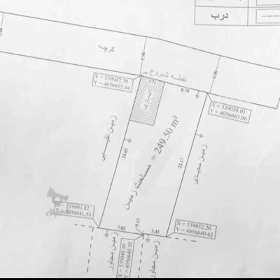 زمین 250 متری در چالوس