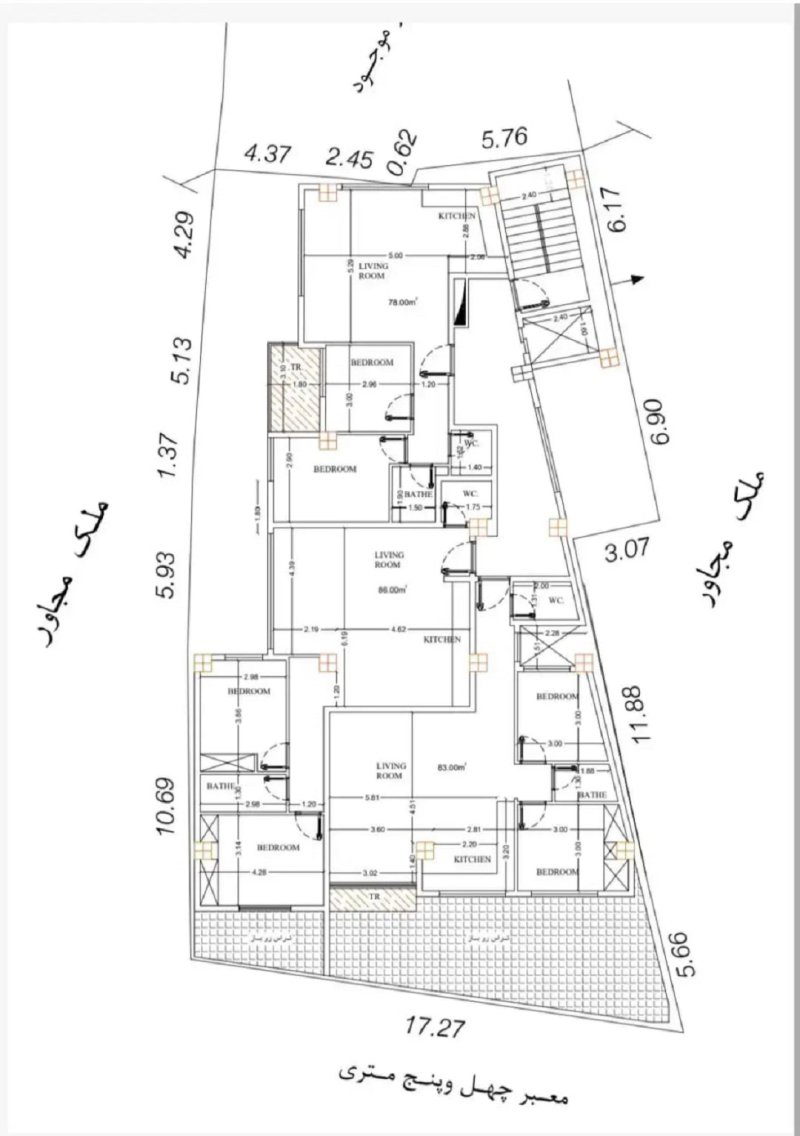 آپارتمان 95 متری دو خوابه در چالوس13434018877