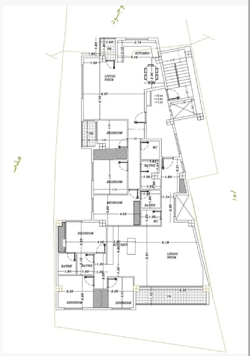 آپارتمان 95 متری دو خوابه در چالوس13434018876