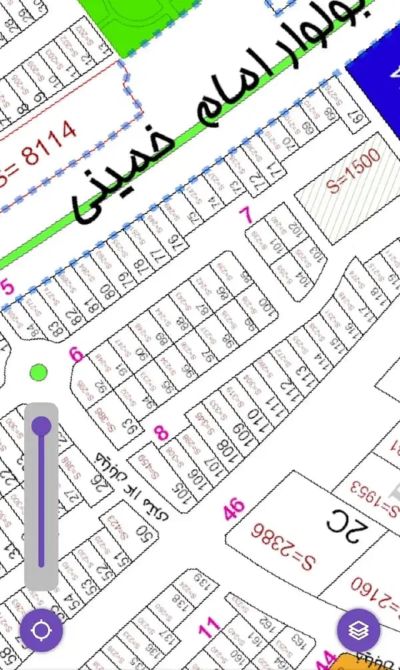 زمین 242 متری در بلوار امام خمینی گلبهار