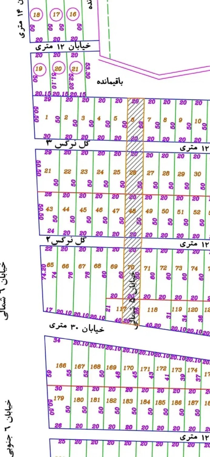 زمین 500 متری در شهرک زعفرانیه کرج13675923947
