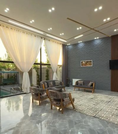 ویلا 400 متری سه خوابه در مهرشهر کرج